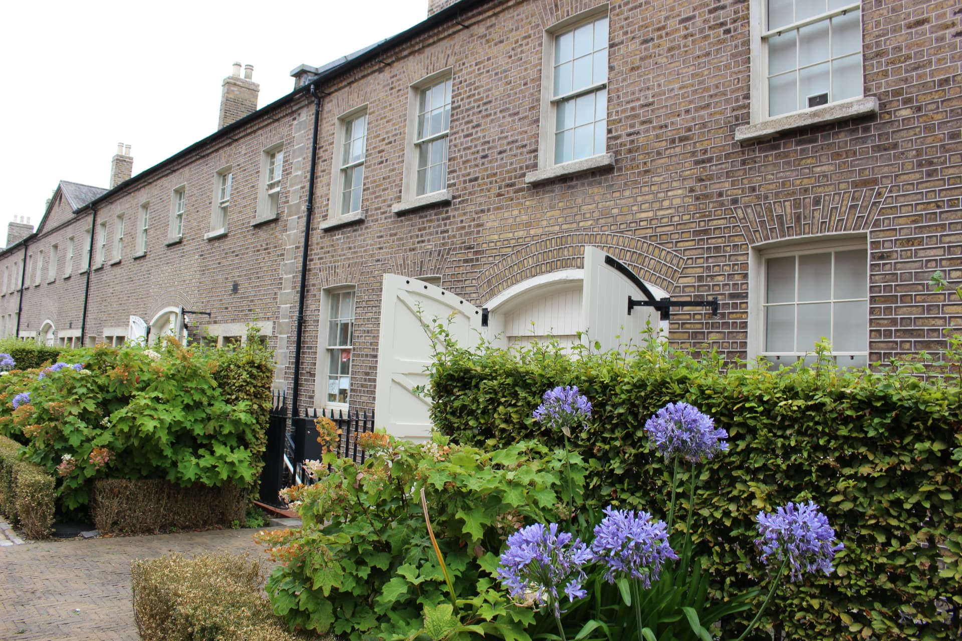 Restored Georgian brickwork on a Dublin period home